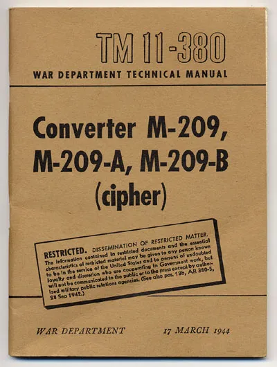 M-209 Manual